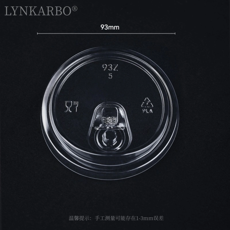 Крышка без соломинки из PLA, 93 мм