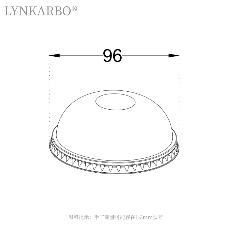 96mm Pla Dome Lid